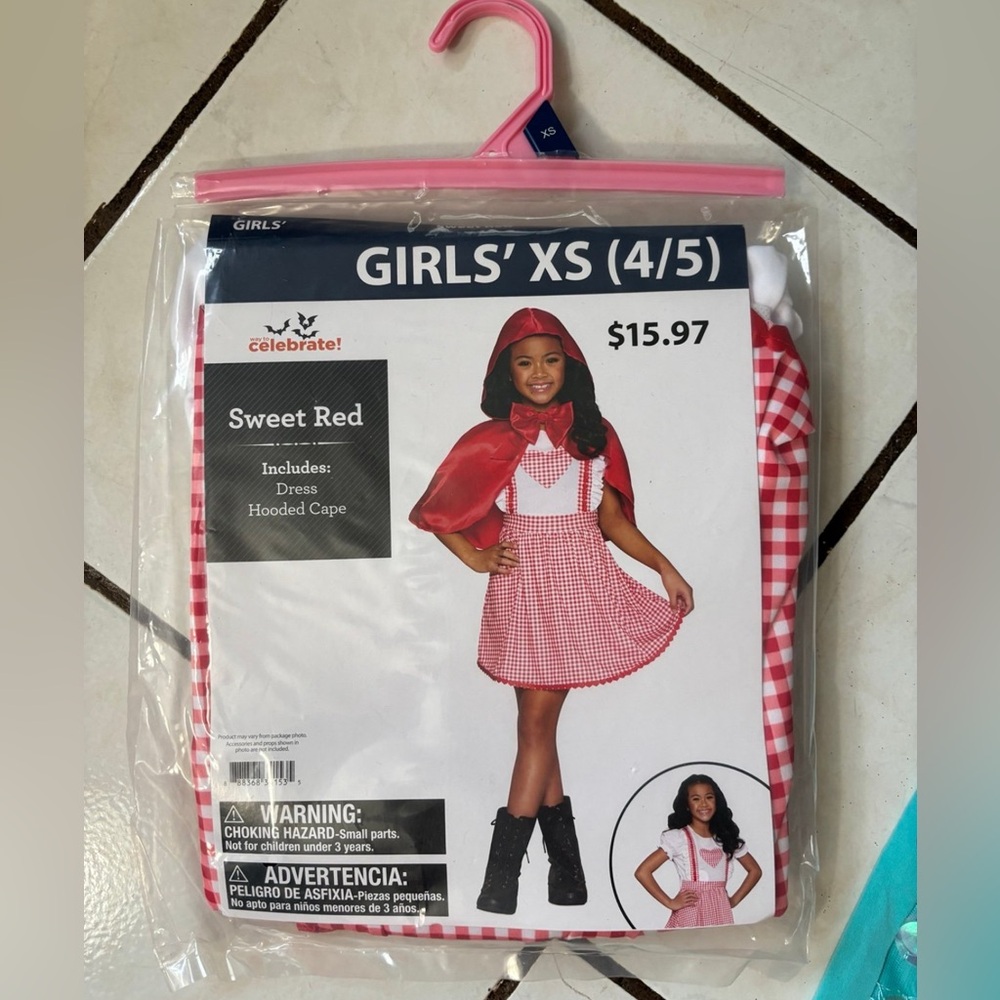 😁 Sweet Red Hooded Cape for Kids